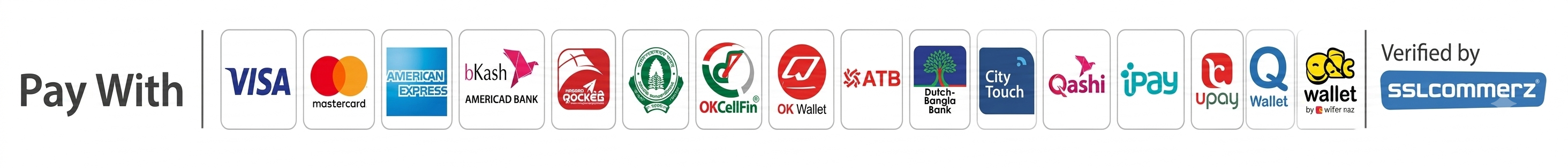 Pay securely with SSLCommerz